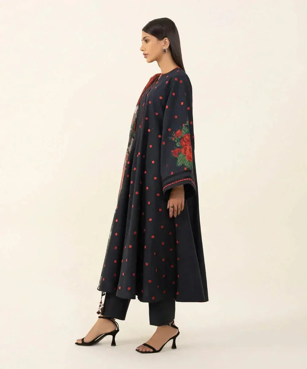 3 PC Unstitched Dhanak Suit – RR2030 - Rangrezza