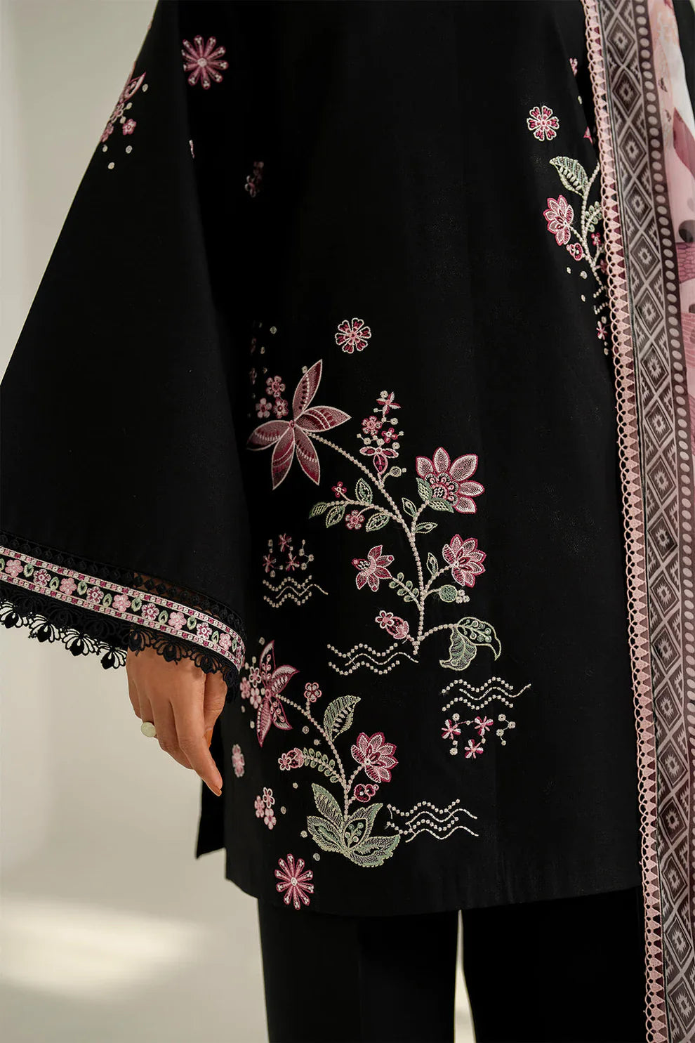 Farasha DHANAK 3PC - Unstitched Winter Collection - RR2012