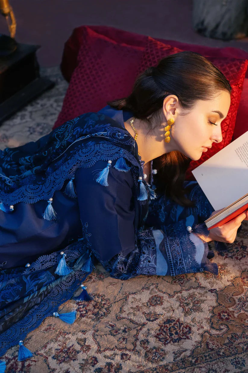 OMBRE DHANAK – 3 Piece Unstitched Winter Ensemble - RR2015