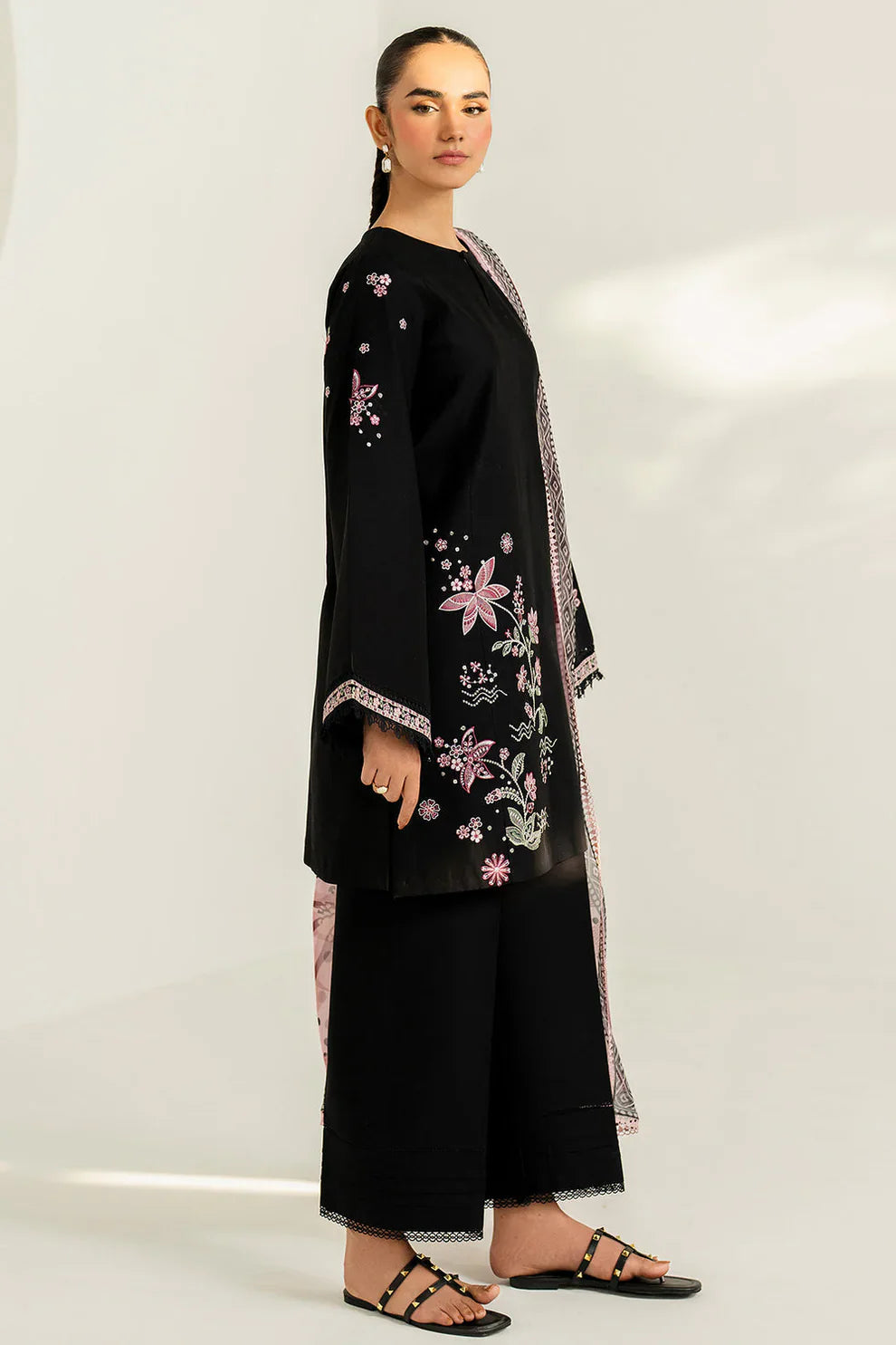 Farasha DHANAK 3PC - Unstitched Winter Collection - RR2012