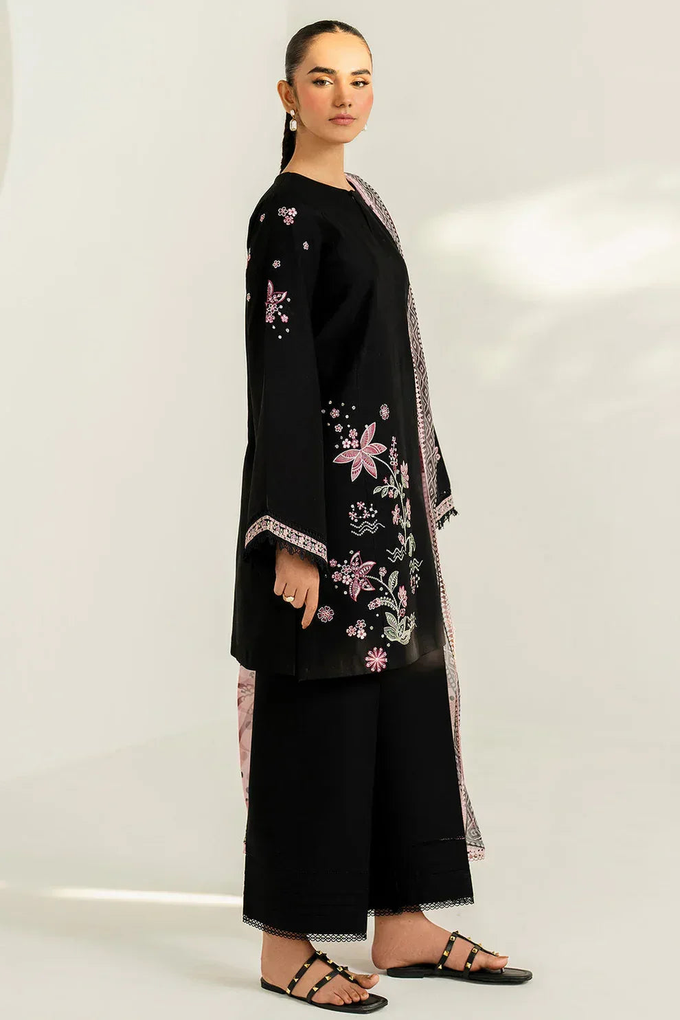 Farasha DHANAK 3PC - Unstitched Winter Collection - RR2012 - Rangrezza