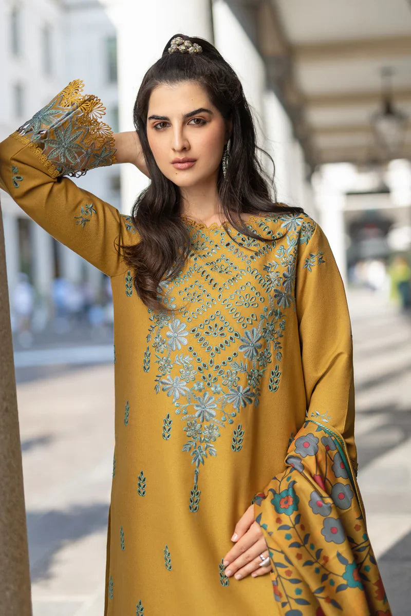 EVELYN DHANAK - 3 Piece Unstitched Winter Ensemble