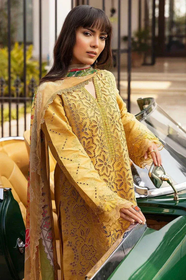 GENEVA DHANAK – 3 Piece Unstitched Winter Collection - RR2003 - Rangrezza