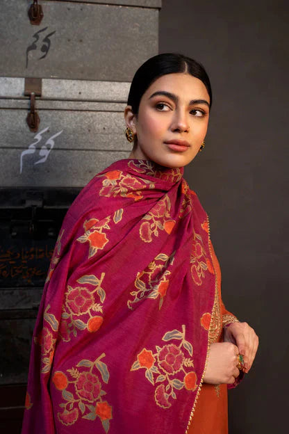 KOKUM DHANAK – 3 Piece Unstitched Winter Suit - RR2014