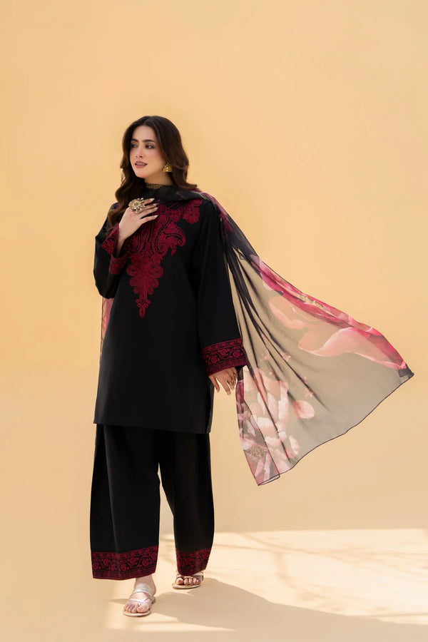 Zaroon - Stylish 3 Piece Unstitched Dhanak Suit - RR2021