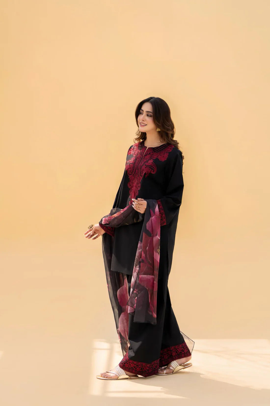 Zaroon - Stylish 3 Piece Unstitched Dhanak Suit - RR2021