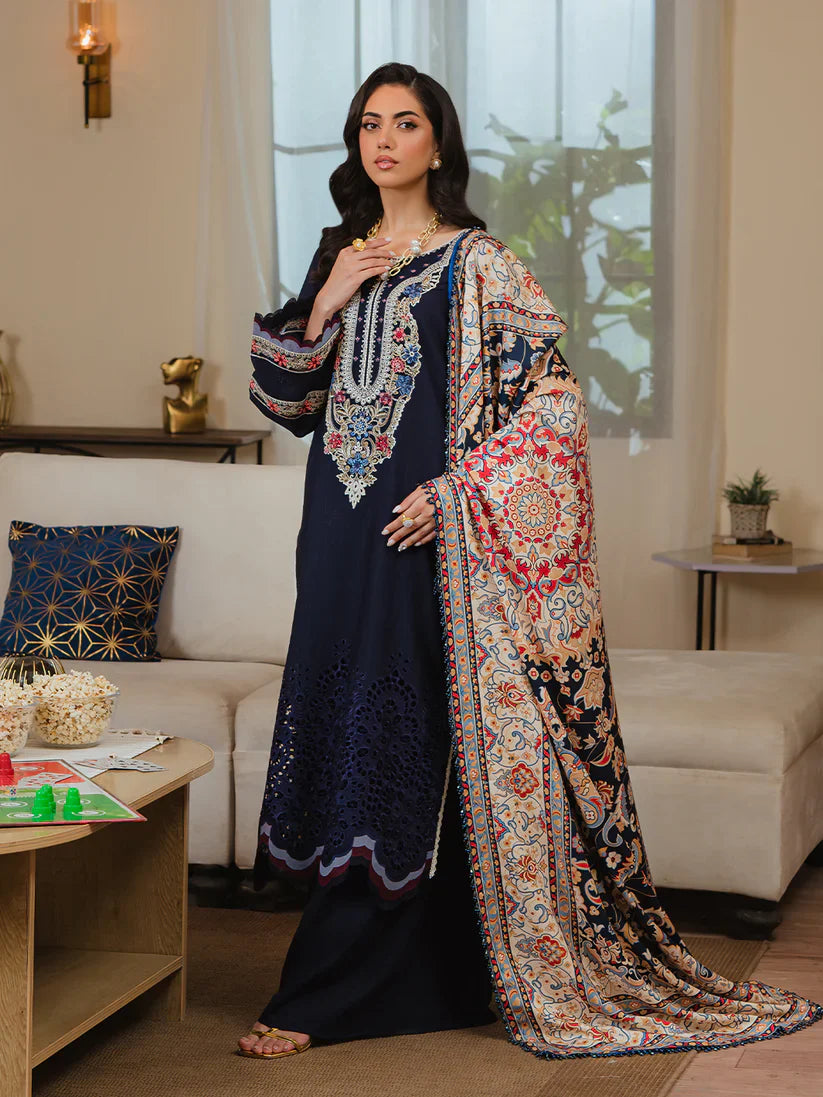 STELLA – Elegant 3 Piece Unstitched Winter Suit - RR2020