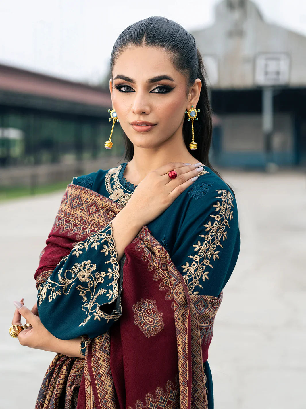 VASL DHANAK - 3 Piece Unstitched Winter Collection - RR2001
