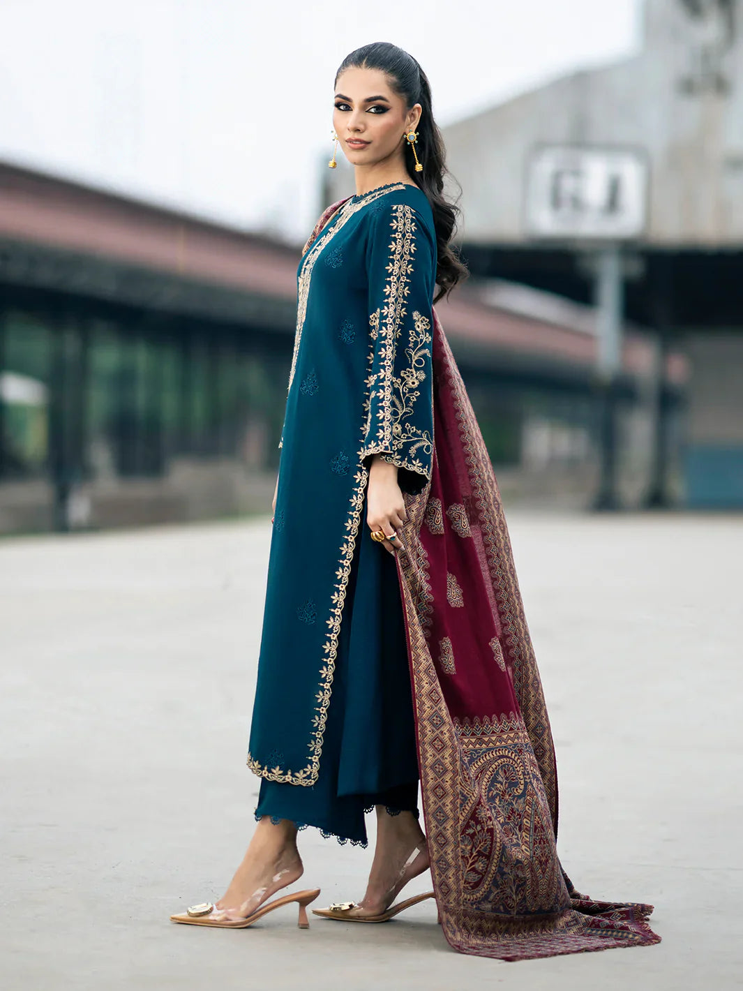 VASL DHANAK - 3 Piece Unstitched Winter Collection - RR2001