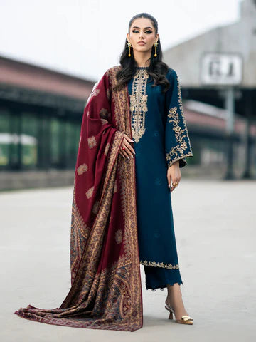VASL DHANAK - 3 Piece Unstitched Winter Collection