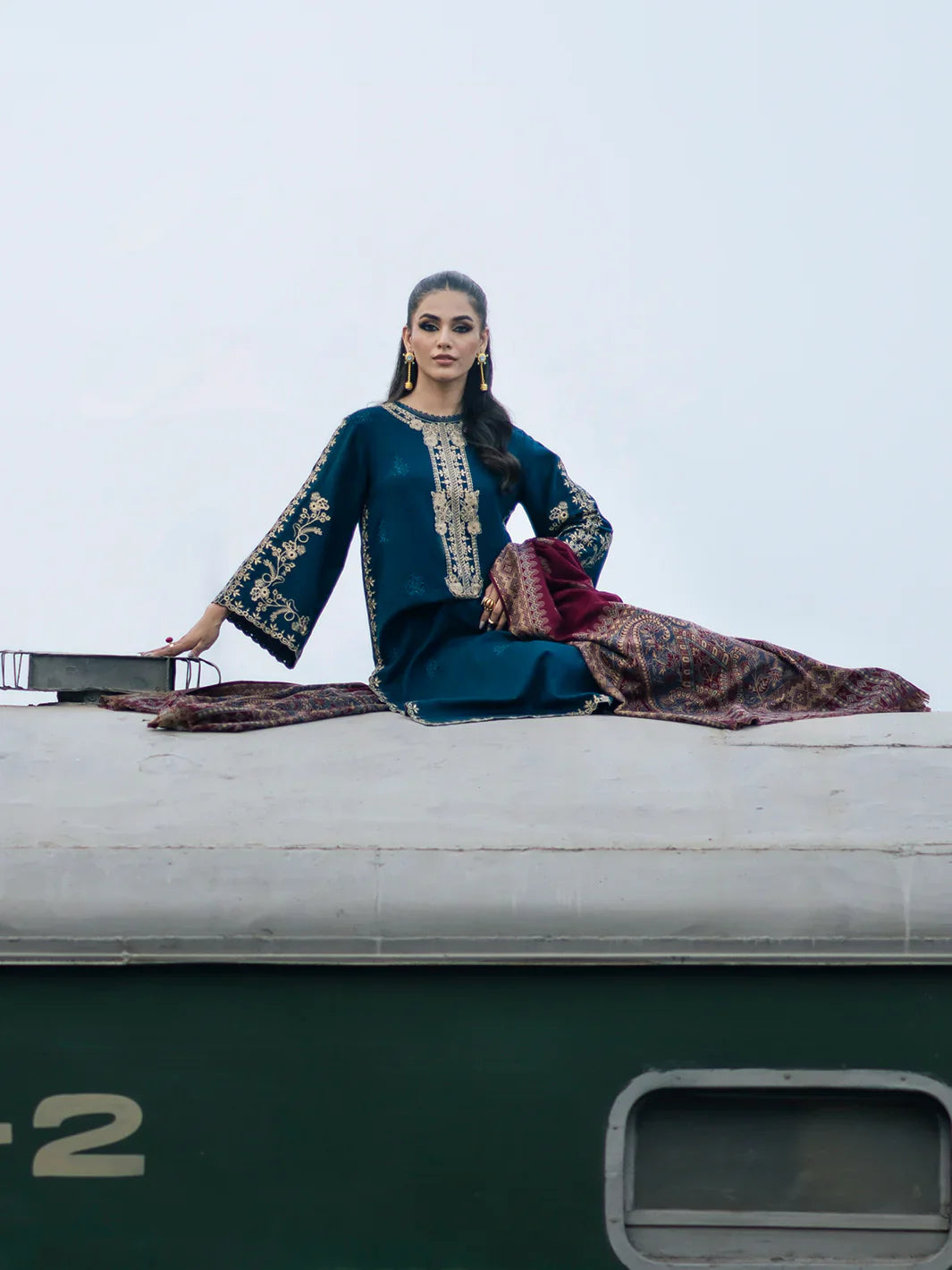 VASL DHANAK - 3 Piece Unstitched Winter Collection - RR2001