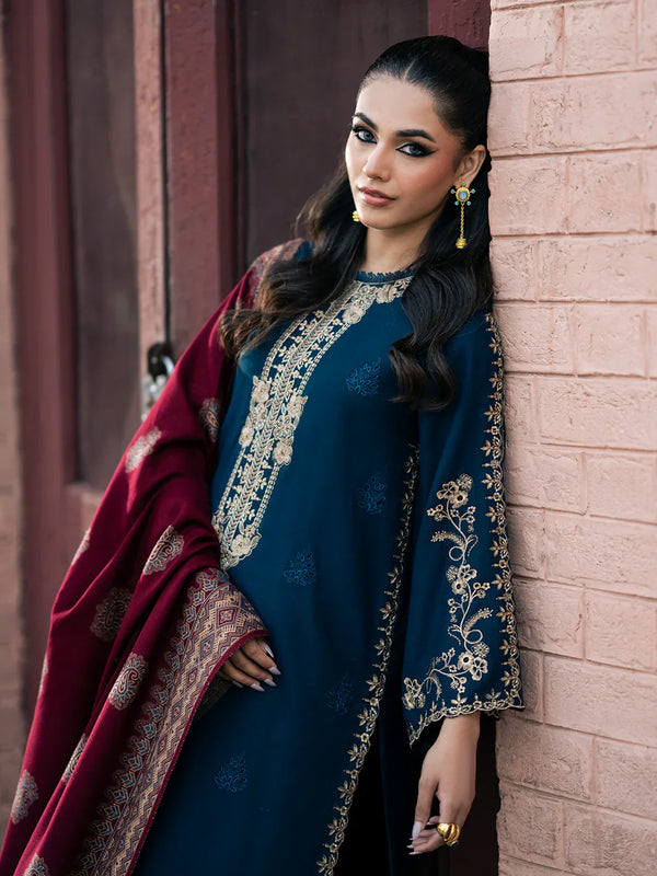 VASL DHANAK - 3 Piece Unstitched Winter Collection