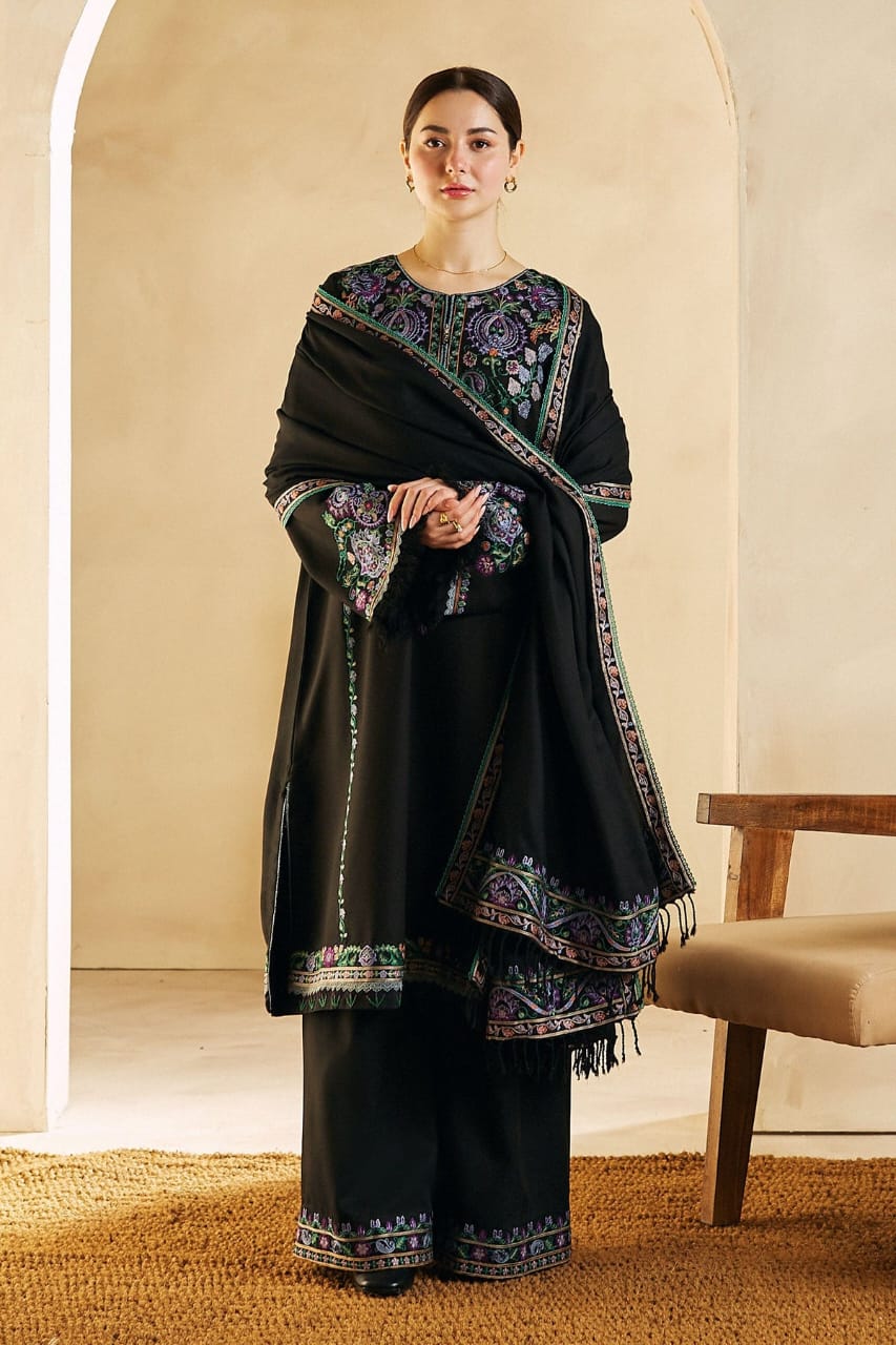 ZARA SHAHJAHAN - Cambric Cotton Unstitched 3PC Suit - RR3028