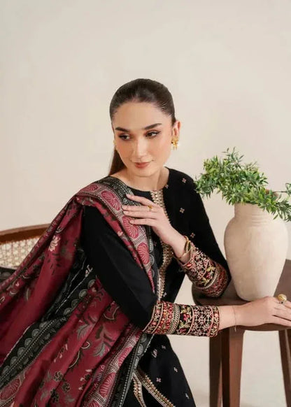 Bakhtawar – 3PC Embroidered Dhanak Suit – RR2028 - Rangrezza