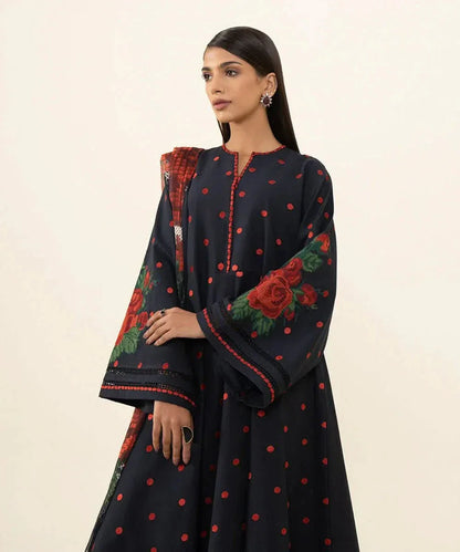 3 PC Unstitched Dhanak Suit – RR2030 - Rangrezza