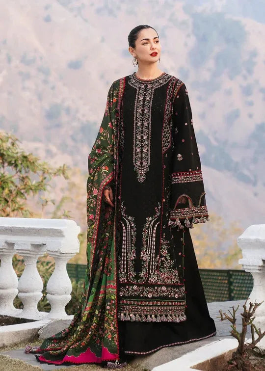 ZOBIA – 3 PC Embroidered Dhanak – RR2050 - Rangrezza