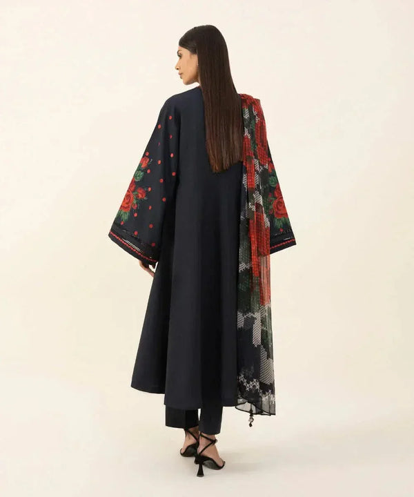 3 PC Unstitched Dhanak Suit – RR2030 - Rangrezza