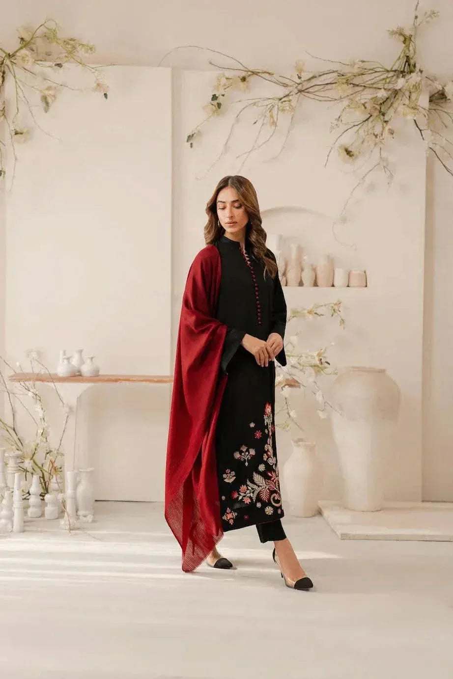 DANEEN – 3 PC Dhanak Suit – RR2033 - Rangrezza