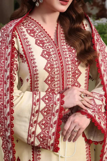 PAREESHAY – 3 PC Embroidered Dhanak SuitBG801 – RR2034 - Rangrezza