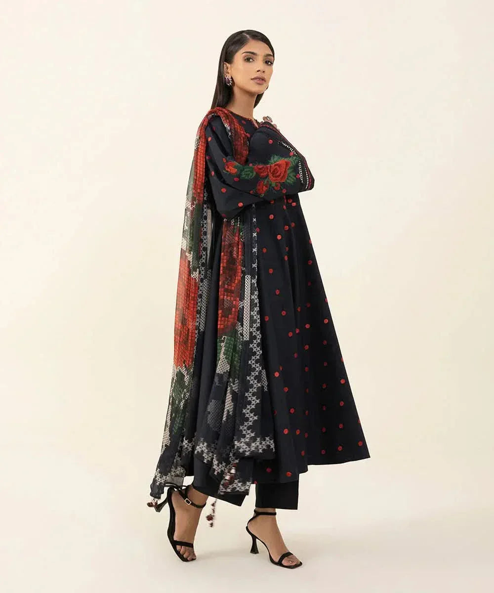 3 PC Unstitched Dhanak Suit – RR2030 - Rangrezza