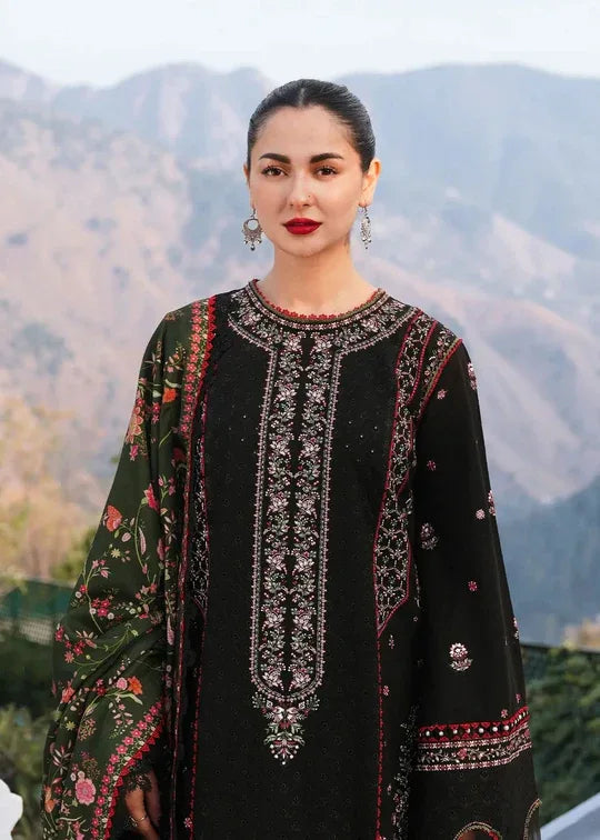 ZOBIA – 3 PC Embroidered Dhanak – RR2050 - Rangrezza