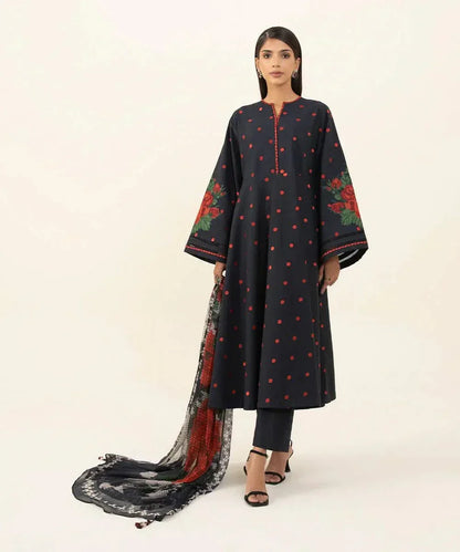 3 PC Unstitched Dhanak Suit – RR2030 - Rangrezza