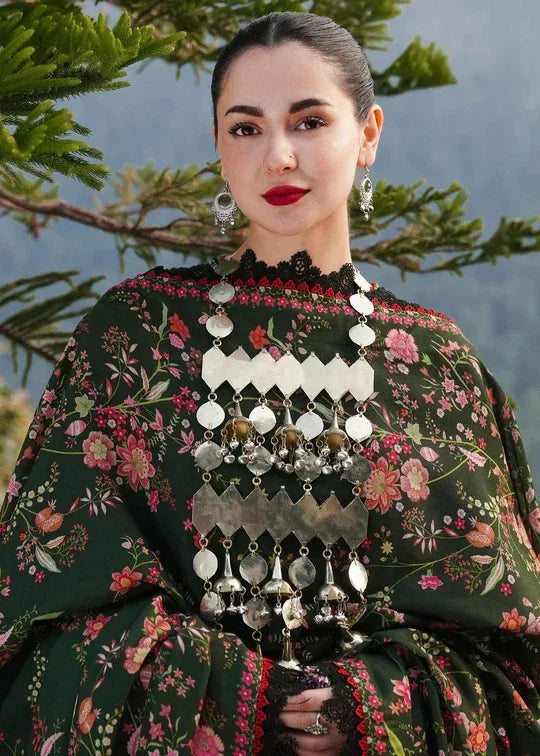 ZOBIA – 3 PC Embroidered Dhanak – RR2050 - Rangrezza