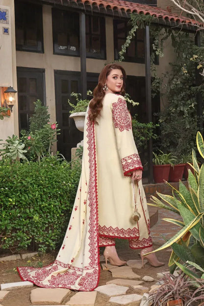 PAREESHAY – 3 PC Embroidered Dhanak SuitBG801 – RR2034 - Rangrezza