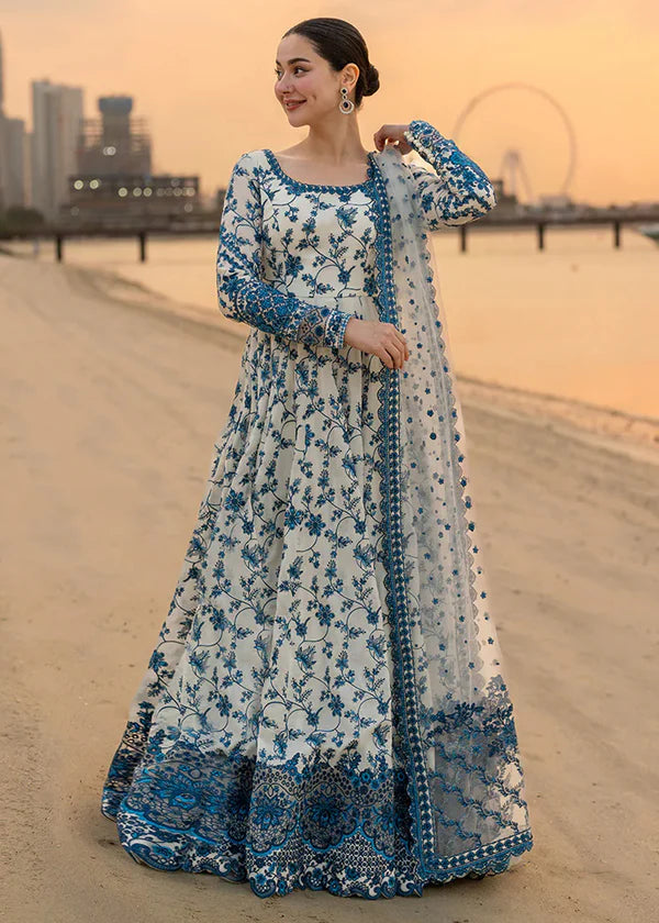 Faiza Saqlain - 3PC Luxury Lawn Embroidered Suit - RR-4050