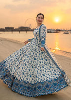 Faiza Saqlain - 3PC Luxury Lawn Embroidered Suit - RR-4050