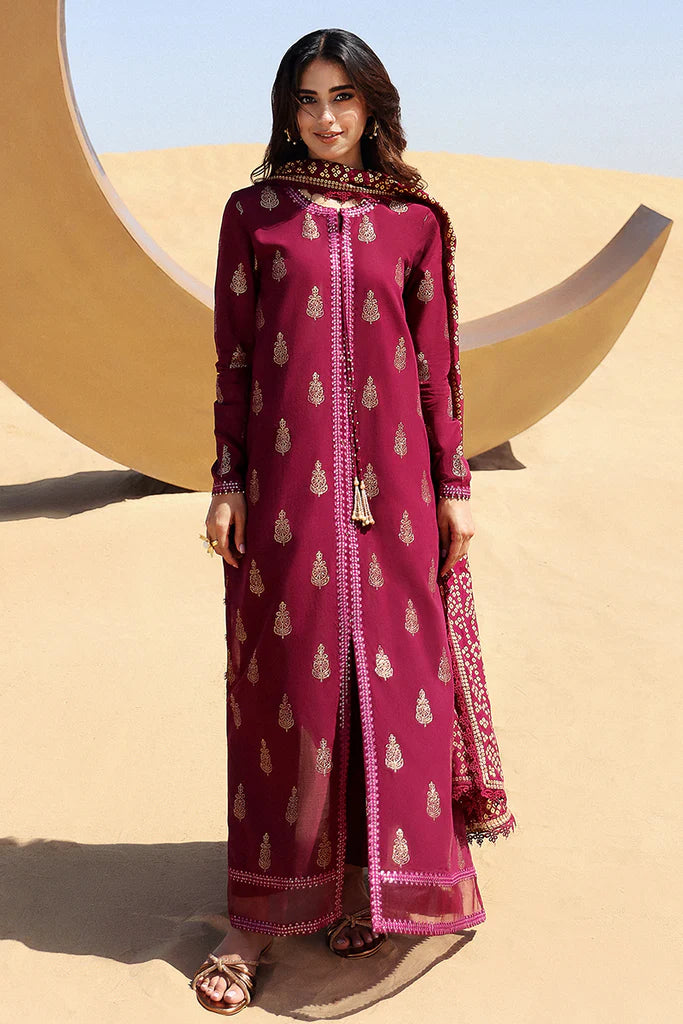 Crossstich - CRIMSON AURA - 3PC PRINTED LAWN SUIT - RR3065