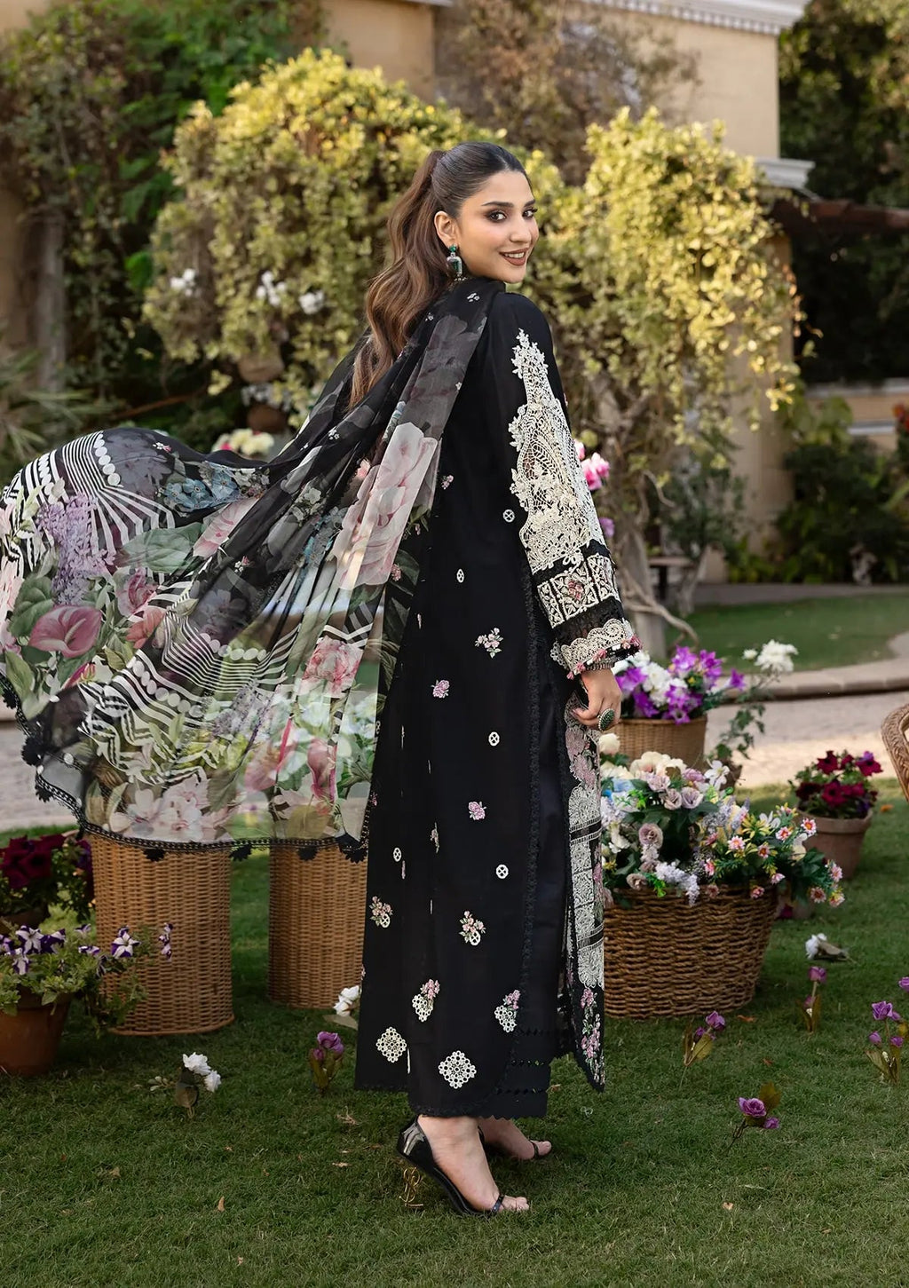 ELAF Summer Collection '26 | 3PC Luxury Embroidered Lawn - RR-4053