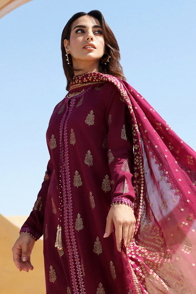 Crossstich - CRIMSON AURA - 3PC PRINTED LAWN SUIT - RR3065