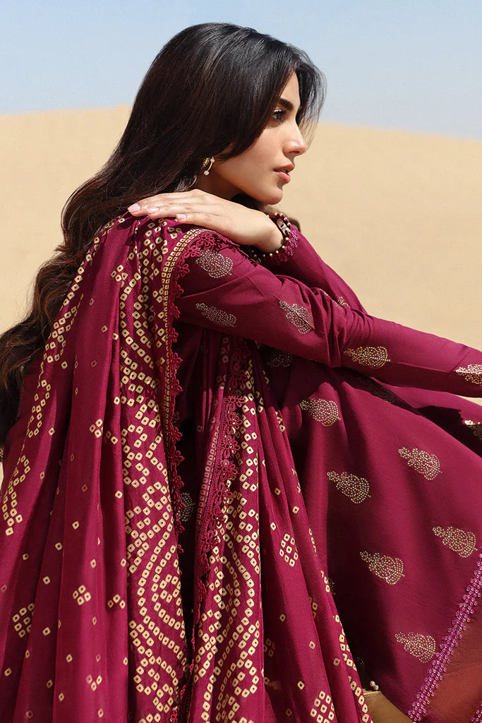 Crossstich - CRIMSON AURA - 3PC PRINTED LAWN SUIT - RR3065