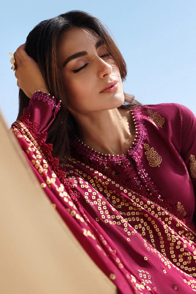 Crossstich - CRIMSON AURA - 3PC PRINTED LAWN SUIT - RR3065