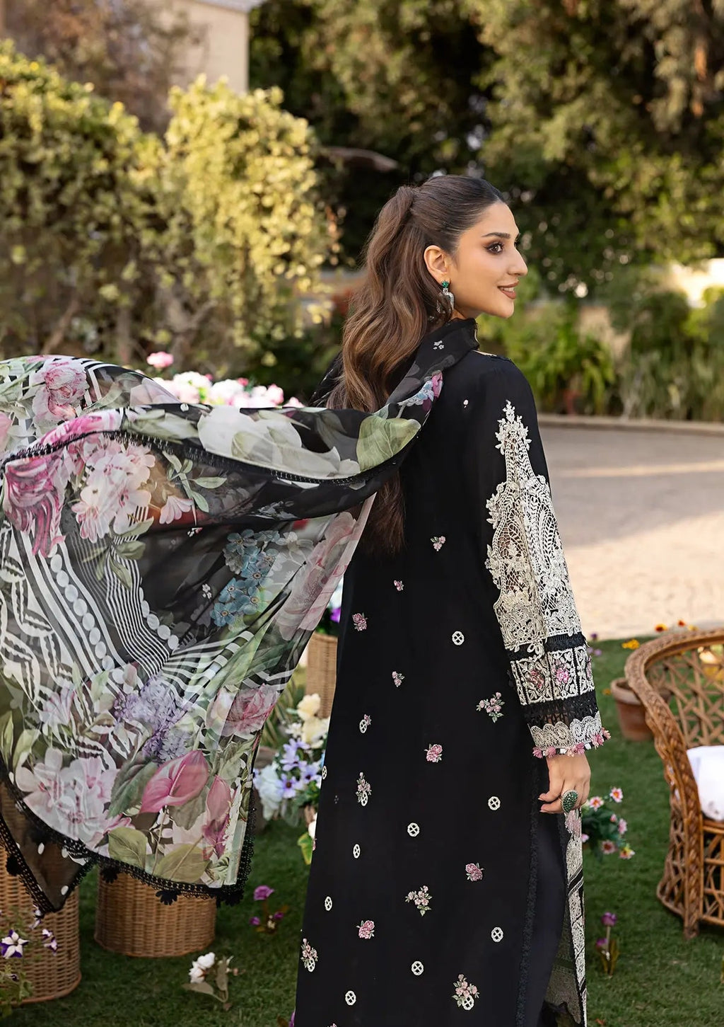 ELAF Summer Collection '26 | 3PC Luxury Embroidered Lawn - RR-4053