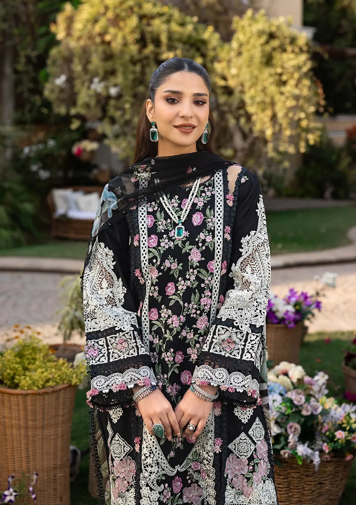ELAF Summer Collection '26 | 3PC Luxury Embroidered Lawn - RR-4053