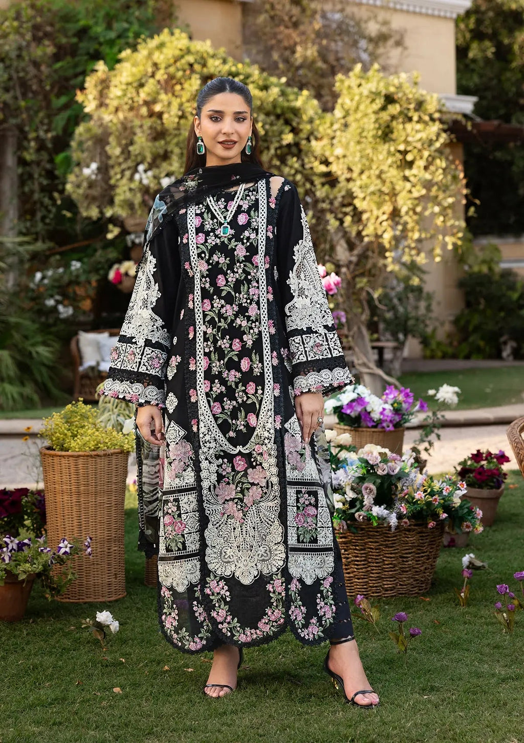 ELAF Summer Collection '26 | 3PC Luxury Embroidered Lawn - RR-4053