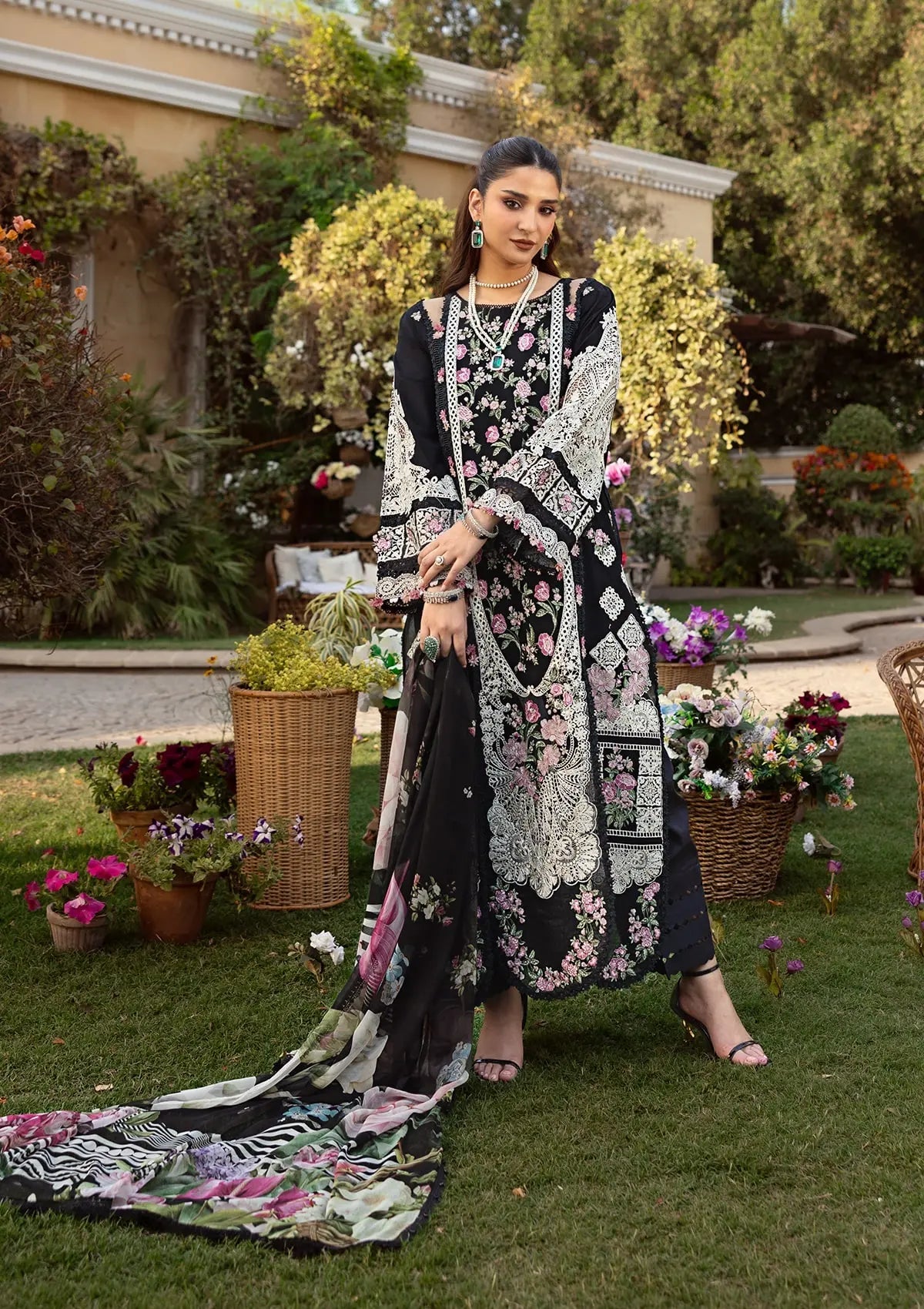 ELAF Summer Collection '26 | 3PC Luxury Embroidered Lawn - RR-4053