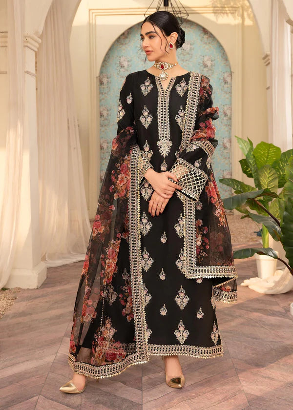 Nureh Luxury Summer Collection 2026 | 3 Piece Embroidered Lawn | RR3082