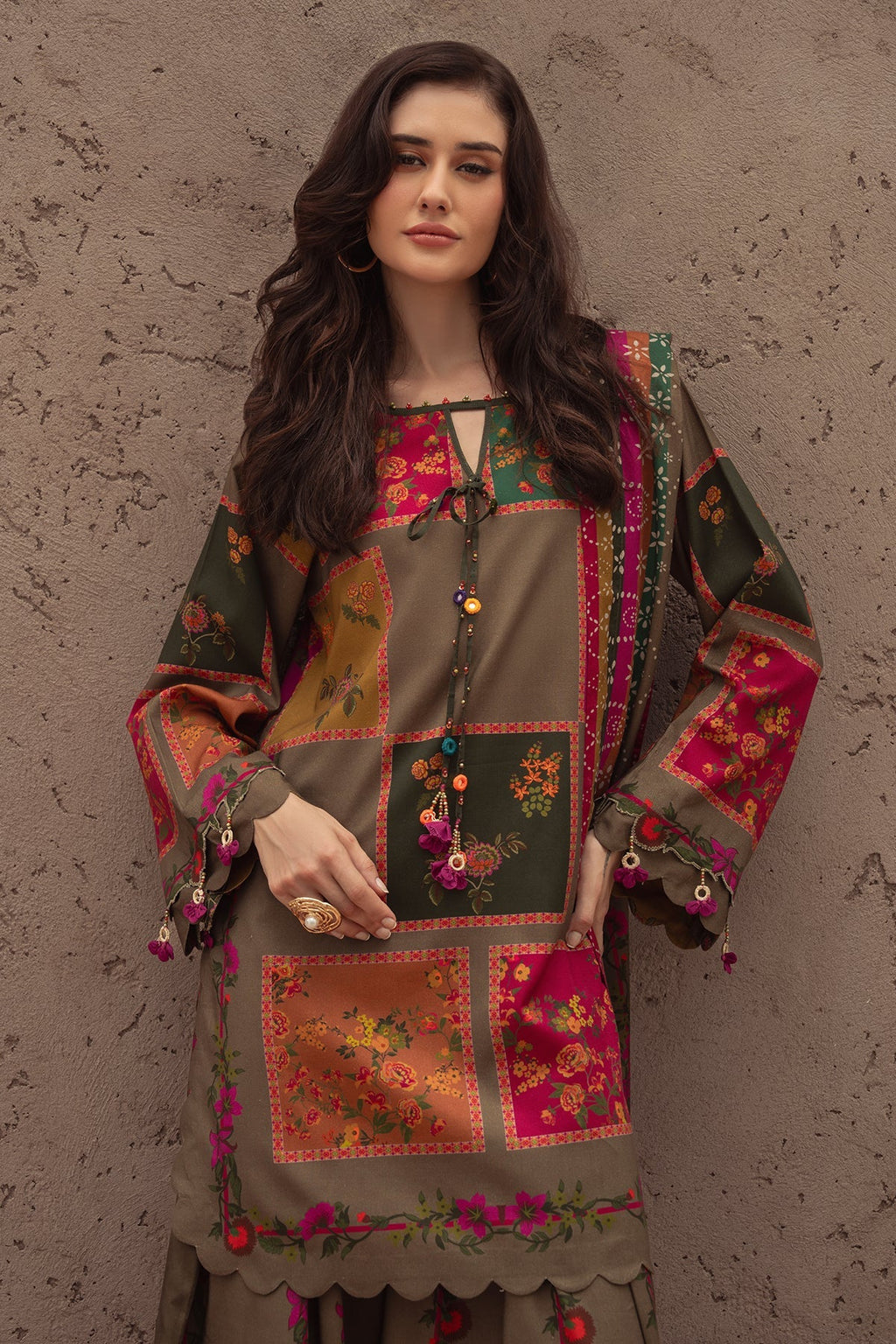 🌸 CHARIZMA 🌸 - Printed 3Pc Lawn Suite Unstitched - RR3080