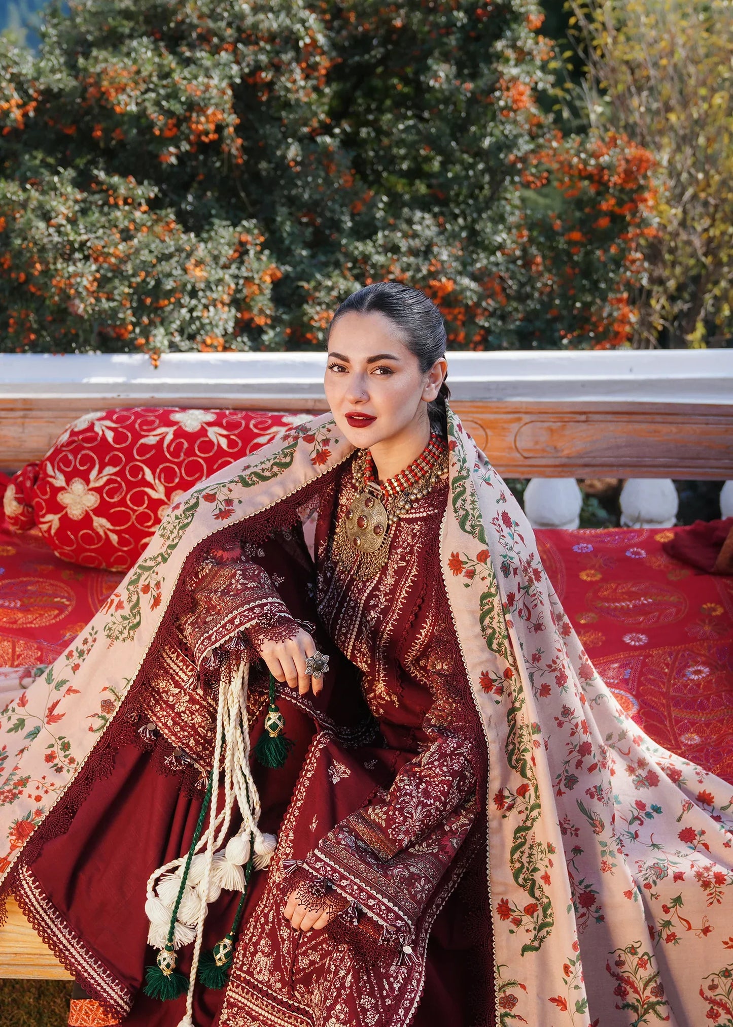 ZARAN DHANAK - 3 Piece Unstitched Premium Winter Suit