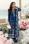 🌸Trending - QALAMKAR - Premium Embroidered Lawn 3PC Suit - RR3007