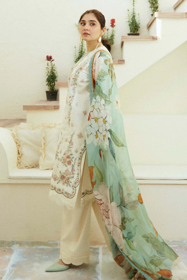 COCO BY ZARA SHAHJAHAN Lawn Unstitched 3PC Suit - RR3035