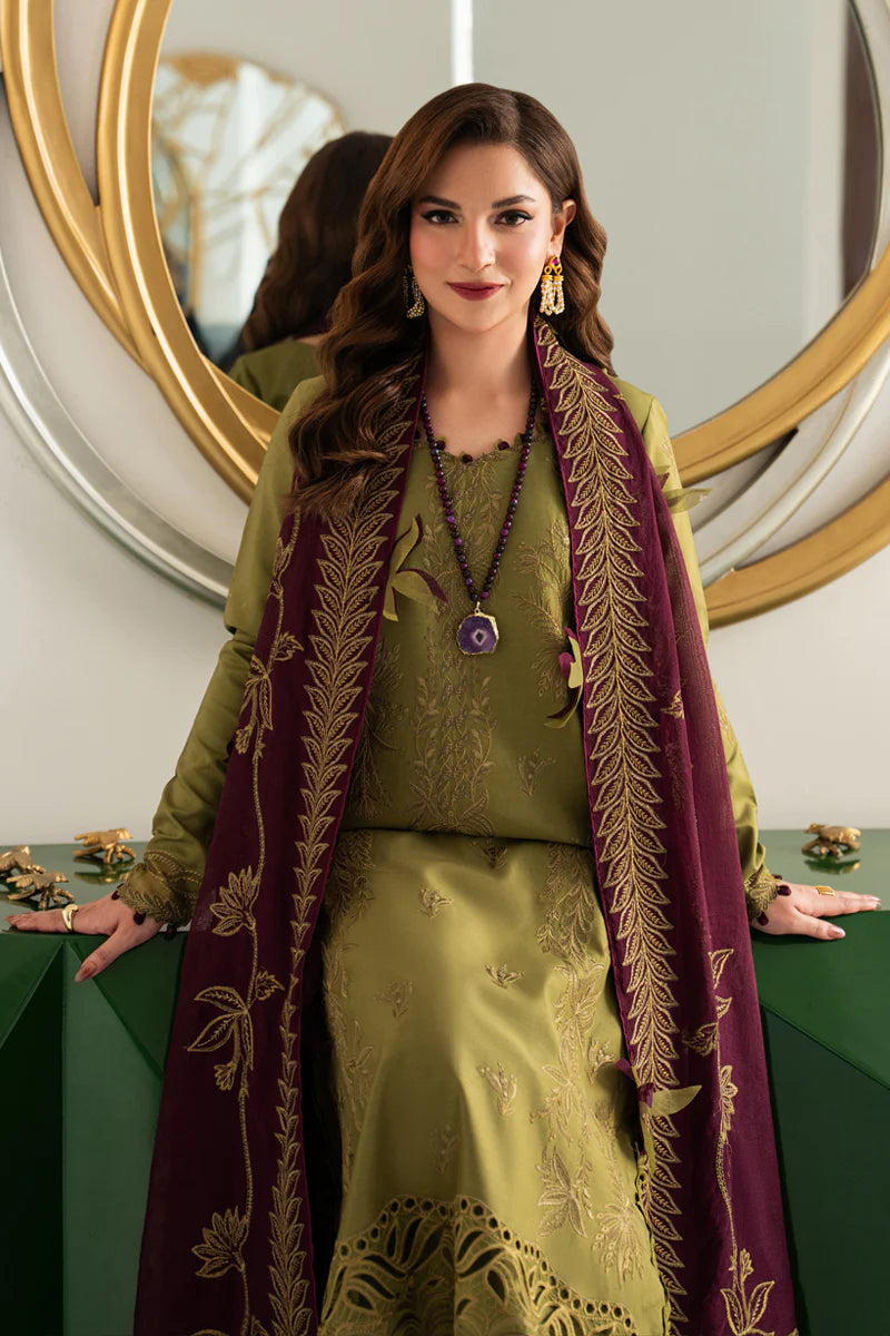 Rangrasiya - Premium 3Pc Embroidered Lawn - RR3063