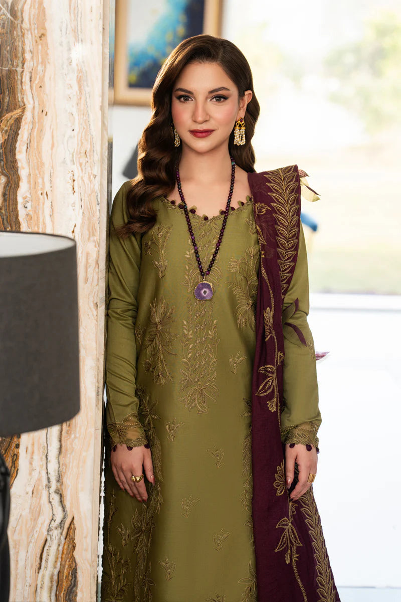 Rangrasiya - Premium 3Pc Embroidered Lawn - RR3063