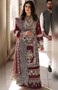 MAHNUR - 3PC Luxury Lawn Embroidered Suit - RR-4026