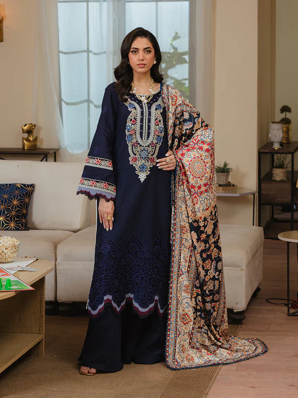 STELLA – Elegant 3 Piece Unstitched Winter Suit - RR2020