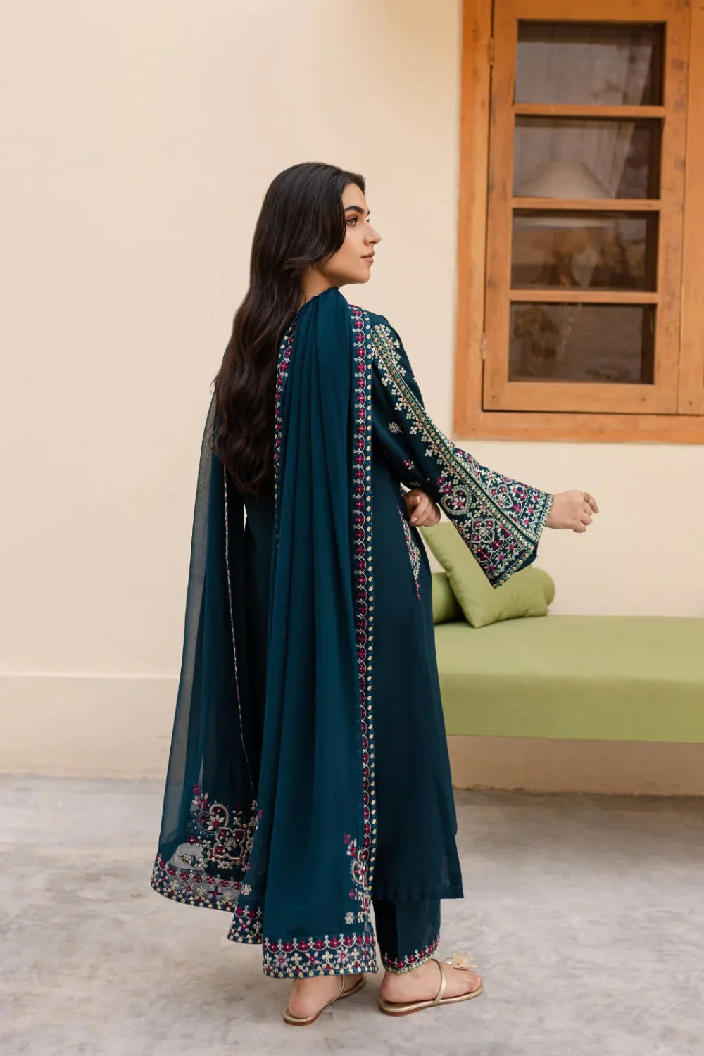 BATIK - 3PC Lawn Embroidered Suit - RR-4024