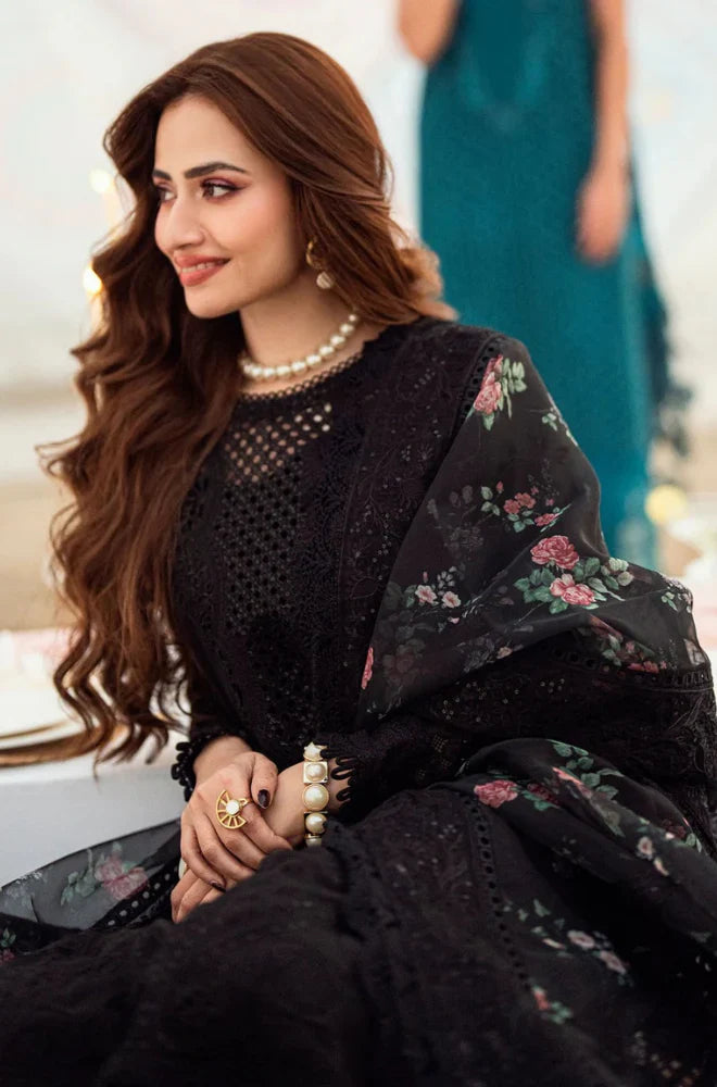 Nureh  - 3PC Lawn Embroidered Suit - RR-4030